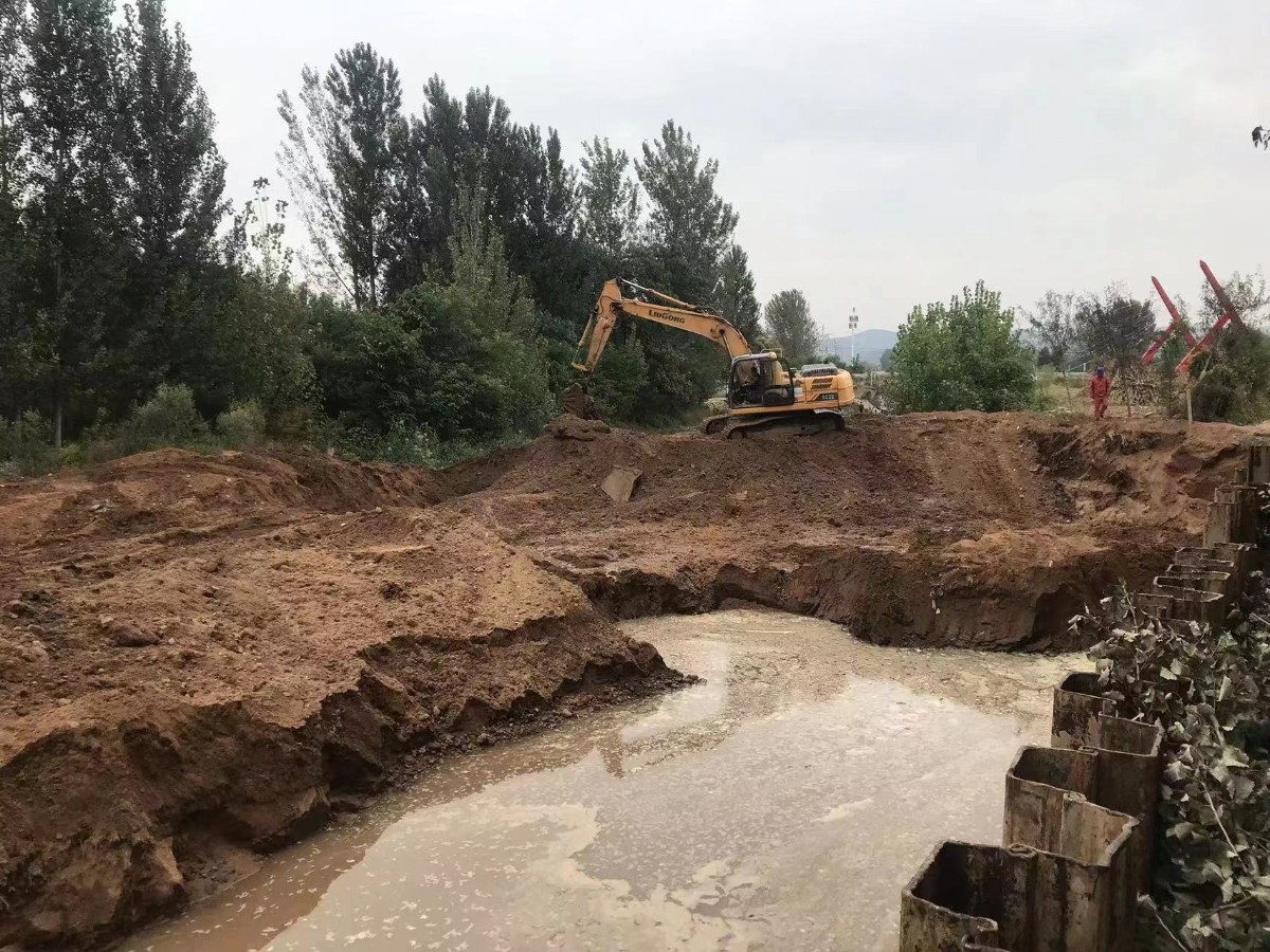 第四區(qū)域項目部人民路污水河