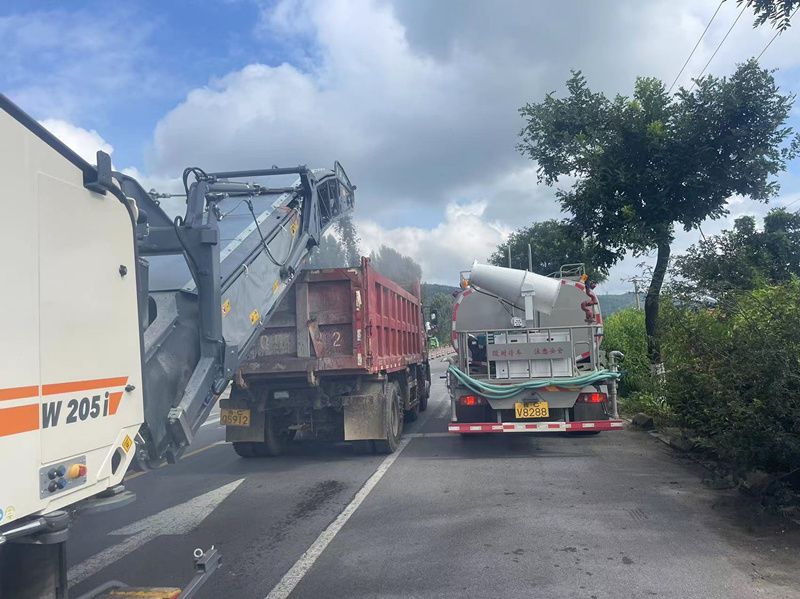 S231張臺線修復(fù)養(yǎng)護(hù)工程打響首戰(zhàn)第一槍