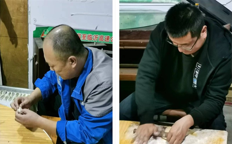 第五區(qū)域項目部冬至小團(tuán)圓，吃上熱餃子