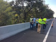 S236博沂線一合同順利通過山東省橋梁檢測中心檢驗