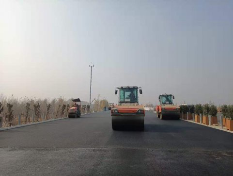 青蘭高速二標(biāo)段主線順利貫通