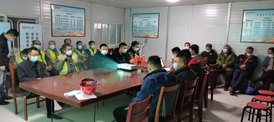 臨臨六標一分部組織新進場人員安全培訓