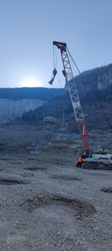 臨臨六標一分部完成強夯首件施工