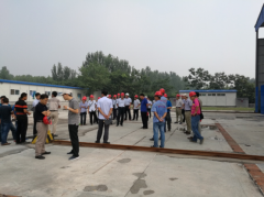 S102項(xiàng)目指揮部來我公司張店梁場(chǎng)召開現(xiàn)場(chǎng)會(huì)議