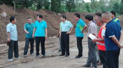 市質(zhì)監(jiān)站、改建辦、總監(jiān)辦等領(lǐng)導(dǎo)視察我公司S102項目工作