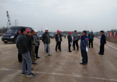 濱萊高速擴容項目來我市政分公司S102工程觀摩