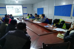 橋隧分公司張店梁場召開梁板預制安全、技術交底會