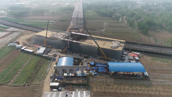 新寧高速興隆莊特大橋開展上部結(jié)構(gòu)現(xiàn)澆箱梁鋼筋綁扎施工