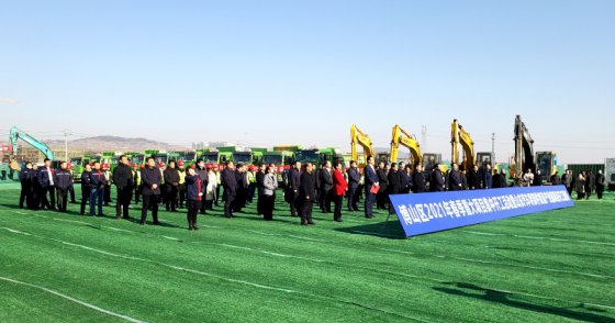 沿河東路項目吹響開工集結號